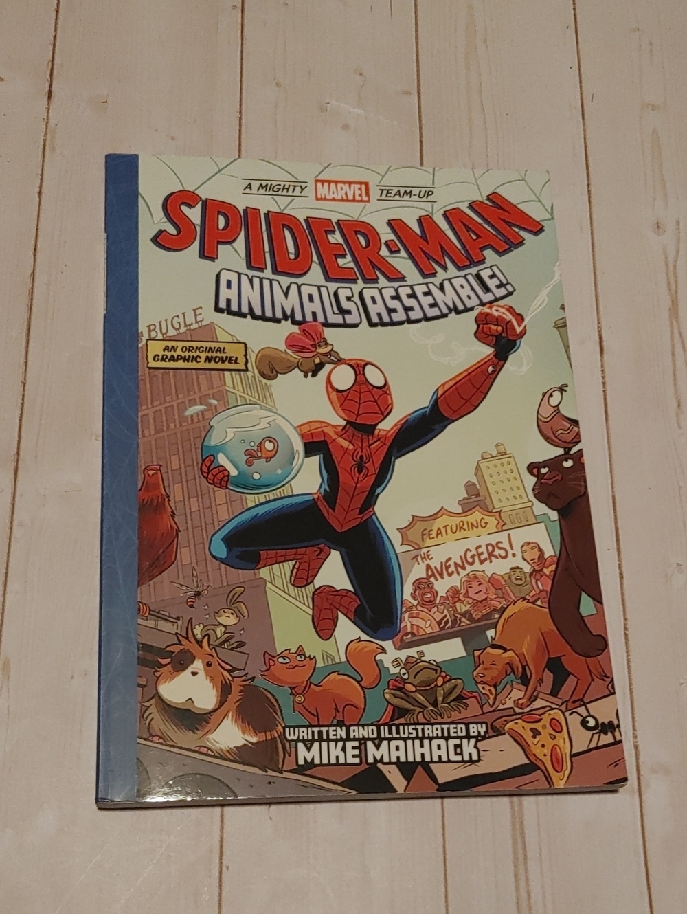 Spider-Man Animals Assemble Kids Children Graphic Novel Book Mile Maihack